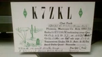 Amateur Ham Radio Qsl Postcard K7ZKL Chet Funk 1970S Phoenix Arizona. Fixed Price $9.72.