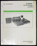 Motorola Syntor Two-way Fm Radio Instruction Manual 68P81043E40-0. Fixed Price $29.95.
