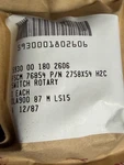 Oak 4 Pole Position Ceramic Rotary Switch. Nsn 5930-00-180-2606. Fixed Price $19.95.