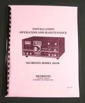 Siltronix 1011D Operation Manual: 11" 17" Foldout Schematic & Plastic Covers!. Fixed Price $23.00.